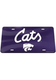 K-State Wildcats Cats Script Car Accessory License Plate