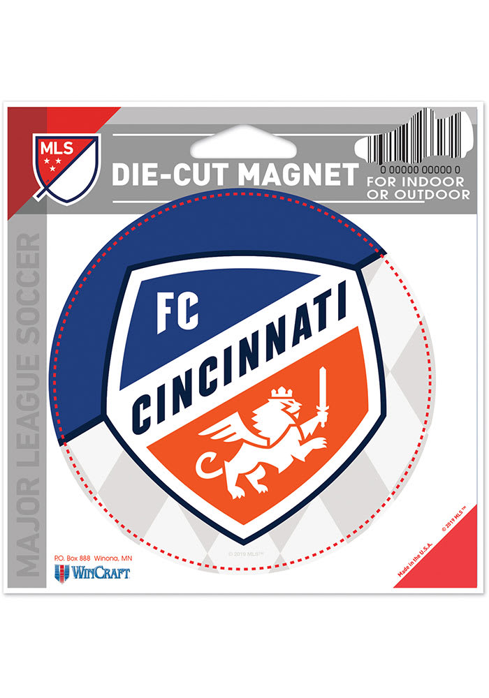 FC Cincinnati 4.5x6 die cut Magnet