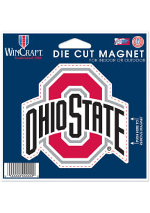 Red  Ohio State Buckeyes 4.5x6 die cut Magnet