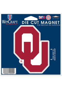 Oklahoma Sooners 4.5x6 die cut Magnet