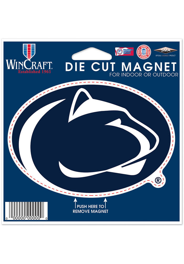 Penn State Nittany Lions 4.5x6 die cut Magnet