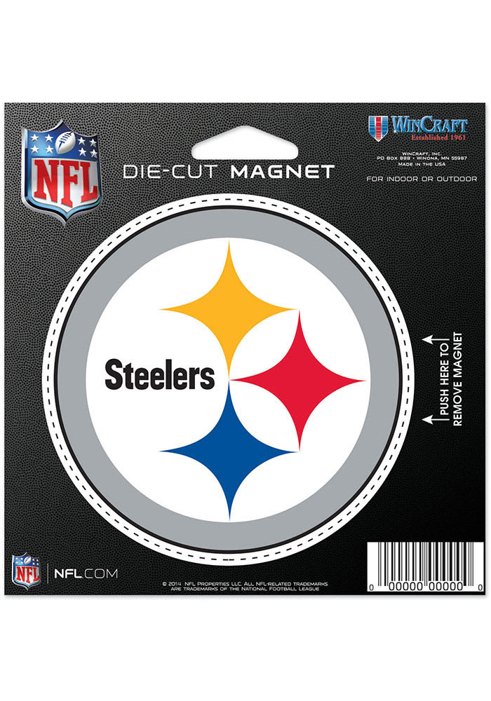 Pittsburgh Steelers 4.5x6 die cut Magnet