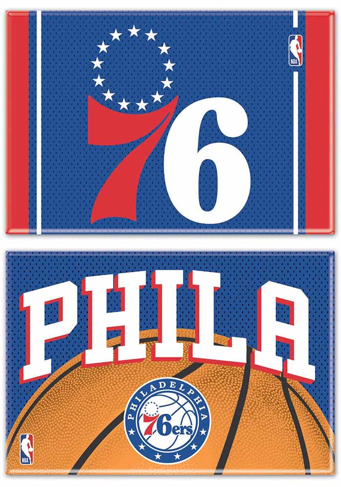 Philadelphia 76ers 2pk 2x3 Magnet
