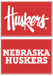 Nebraska Cornhuskers 2pk 2x3 Magnet