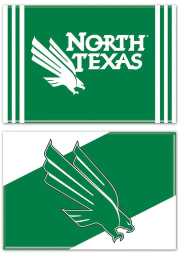 North Texas Mean Green 2pk 2x3 Magnet