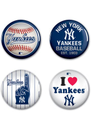 New York Yankees 4pk Button