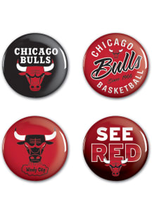 Chicago Bulls 4pk Button
