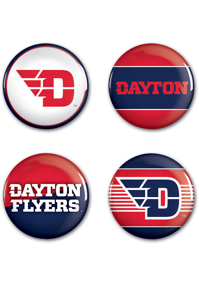 Dayton Flyers 4pk Button