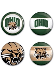 Ohio Bobcats 4pk Button
