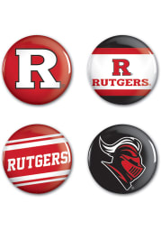Rutgers Scarlet Knights 4pk Button