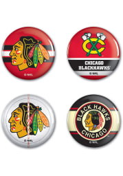 Chicago Blackhawks 4pk Button