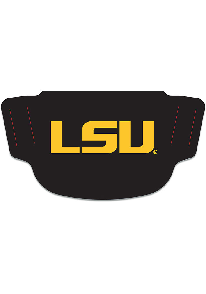 LSU Tigers Black Team Logo Fan Mask