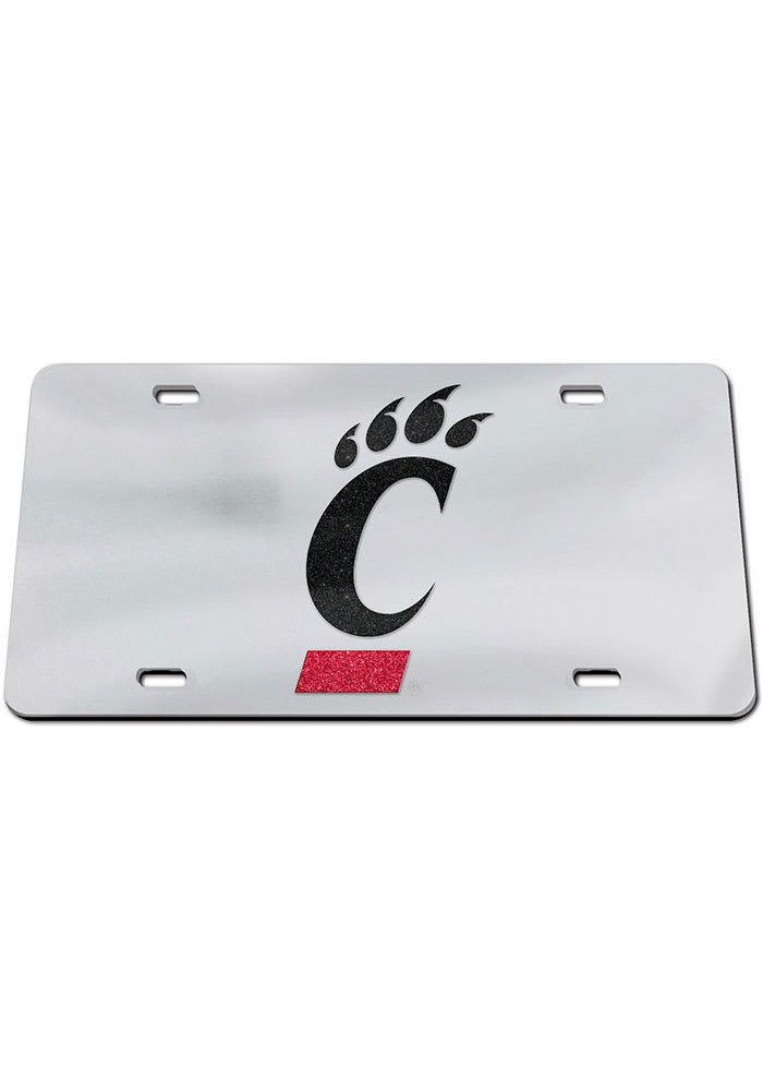 Cincinnati Bearcats Glitter Logo Car Accessory License Plate