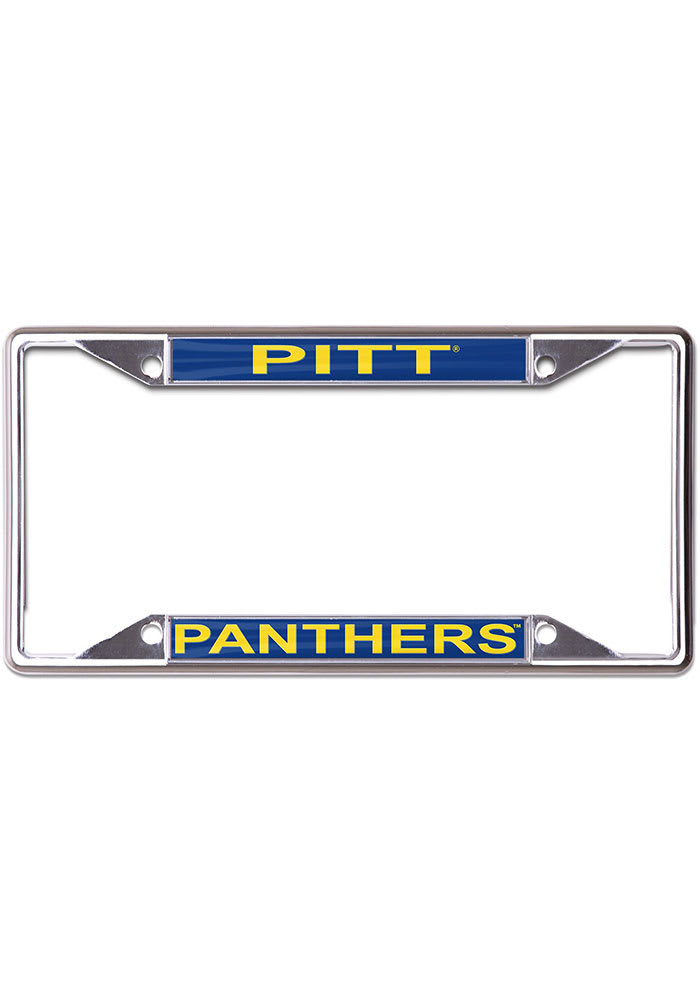 Pitt Panthers Metallic Inlaid License Frame