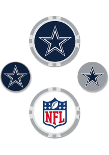 Dallas Cowboys 4-Pack Set Golf Ball Marker