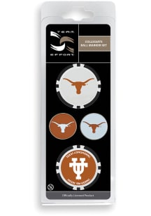 Texas Longhorns 4-Pack Set Golf Ball Marker