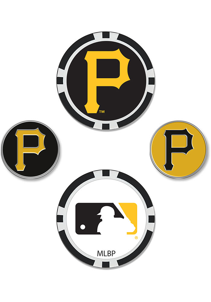 Pittsburgh Pirates 4-Pack Set Golf Ball Marker