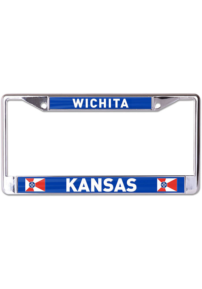 Wichita Flag Printed License Frame