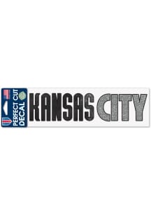 Kansas City 3x10 Auto Decal - Black