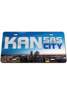 Kansas City Skyline Car Accessory License Plate