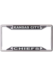 Kansas City Chiefs Black and Silver License Frame