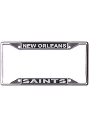 New Orleans Saints Black and Silver License Frame