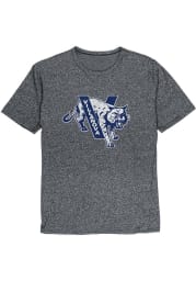 Villanova Wildcats Navy Blue Vintage Logo Mock Twist Short Sleeve Fashion T Shirt