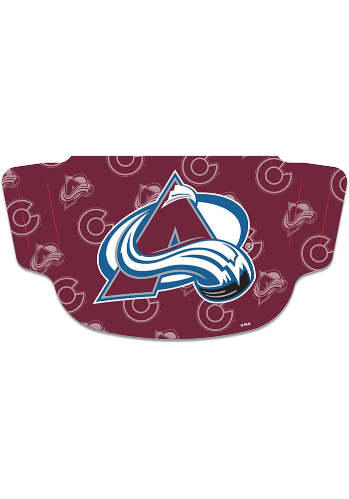 Colorado Avalanche Repeat Logo Fan Mask
