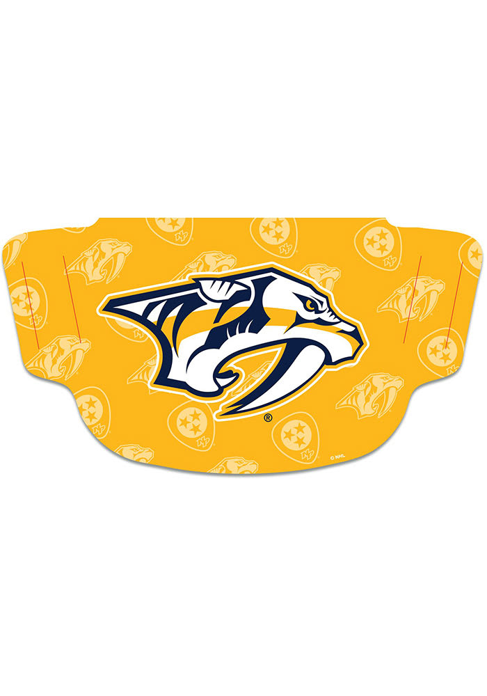 Nashville Predators Repeat Logo Fan Mask
