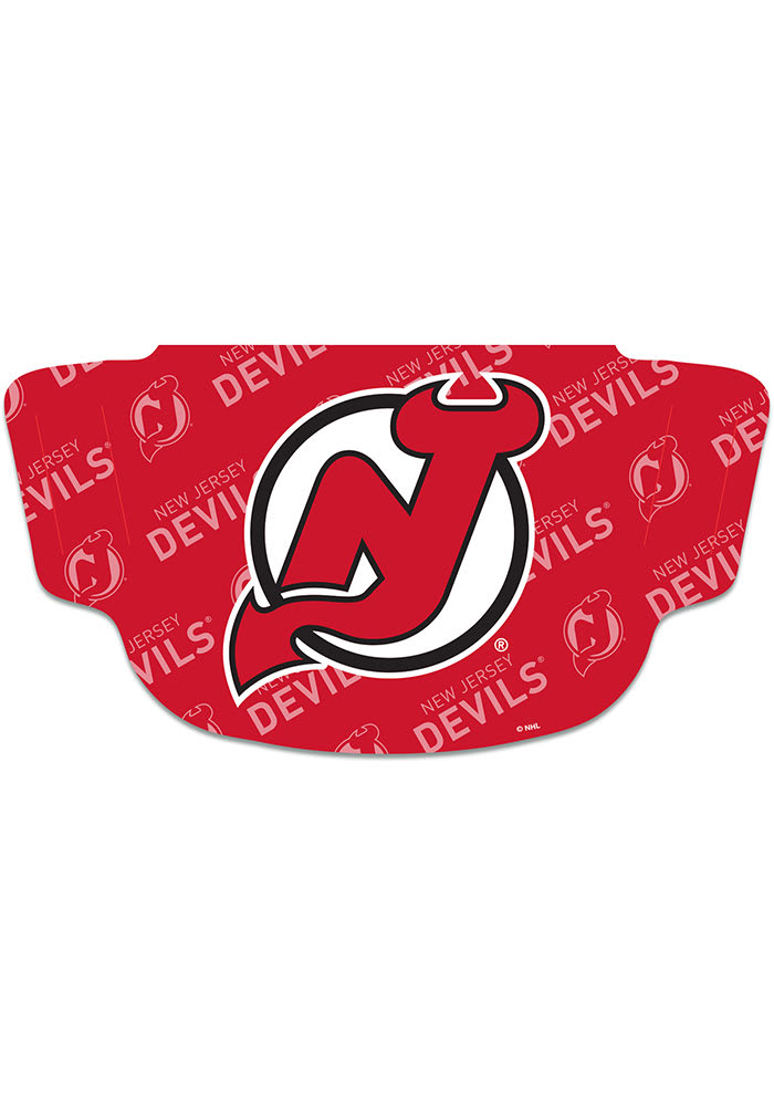 New Jersey Devils Repeat Logo Fan Mask