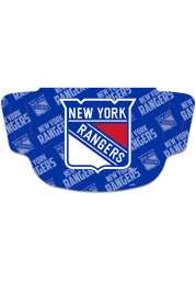 New York Rangers Repeat Logo Fan Mask