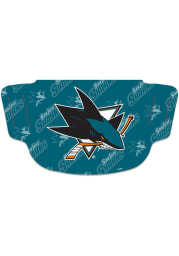 San Jose Sharks Repeat Logo Fan Mask