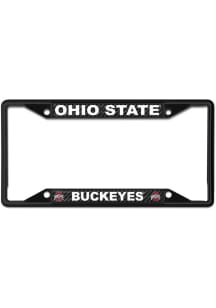 Ohio State Buckeyes Black  Carbon Fiber License Frame