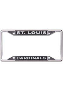 St Louis Cardinals Black and Silver License Frame