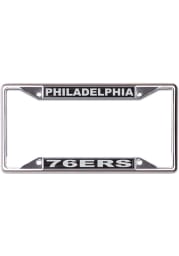 Philadelphia 76ers Black and Silver License Frame