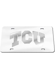 TCU Horned Frogs Frosted Car Accessory License Plate