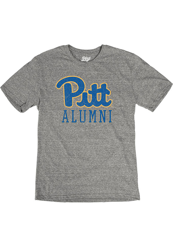 Pitt Panthers Grey Alumni Short Sleeve Fashion T Shirt
