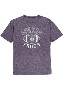 TCU Horned Frogs Purple Football Short Sleeve Fashion T Shirt