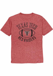 Texas Tech Red Raiders Red Football Short Sleeve Fashion T Shirt