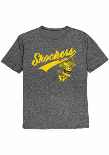 Wichita State Shockers Black Shockers Short Sleeve Fashion T Shirt