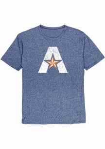 UTA Mavericks Blue Alternate Team Logo Short Sleeve Fashion T Shirt