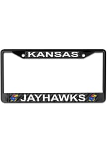 Kansas Jayhawks Carbon Fiber License Frame