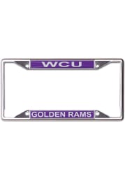West Chester Golden Rams Inlaid License Frame