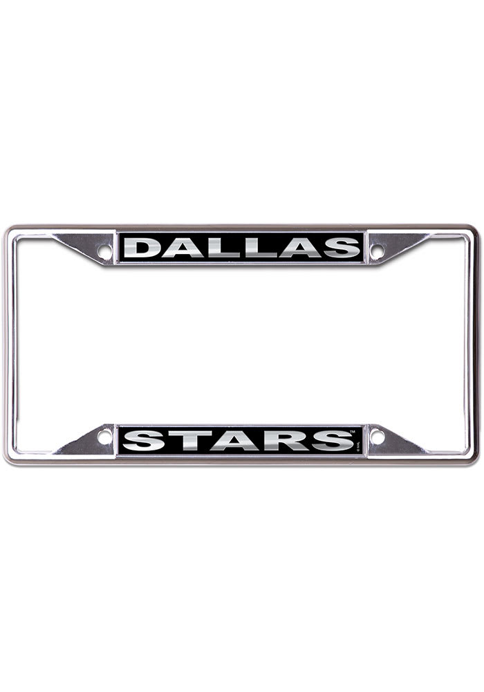 Dallas Stars Black and Silver License Frame
