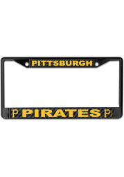 Pittsburgh Pirates Carbon Fiber License Frame