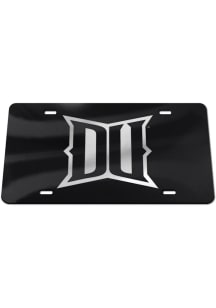 Drexel Dragons Silver Team Logo Black Car Accessory License Plate