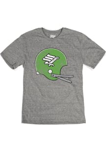 North Texas Mean Green Grey Vintage Worm Helmet Short Sleeve Fashion T Shirt