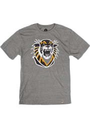 Fort Hays State Tigers Grey Triblend Short Sleeve Fashion T Shirt
