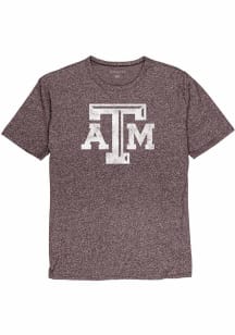 Texas A&amp;M Aggies Maroon Mock Twist Short Sleeve Fashion T Shirt