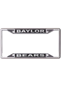 Baylor Bears Black and Silver License Frame